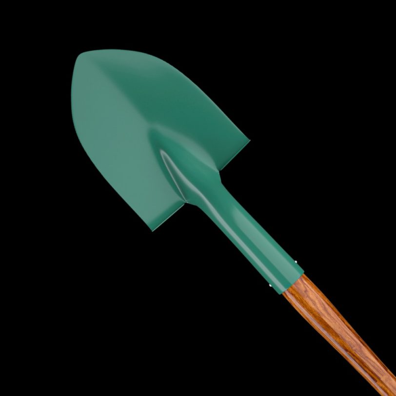 Mutiple Function Spade Shovel Wooden Handle 65cm Hoe Garden Tool 45 Carbon Steel Hand Tool Sapper