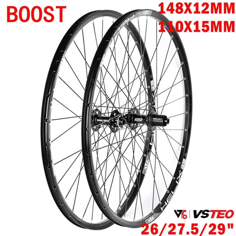 NANLIO Mountain Bike Wheel Set BOOST Hub Barrel Shaft 26/27.5/29 Inch 8/9/10/11/12 Speed 110x15 148x12MM Micro Spline 6 Claws