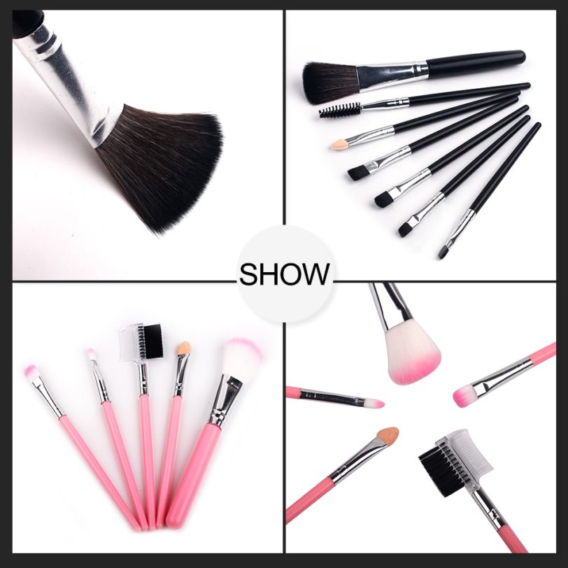 NEWCOME 5/7Pcs Makeup Brushes Tool Set Cosmetic Powder Eye Shadow Foundation Blush Blending Beauty Make Up Brush Maquiagem - Image 6