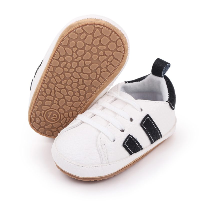 New Baby Shoes Retro Leather Boy Girl Shoes Multicolor Toddler Rubber Sole Anti-slip First Walkers Infant Newborn Moccasins - Image 4