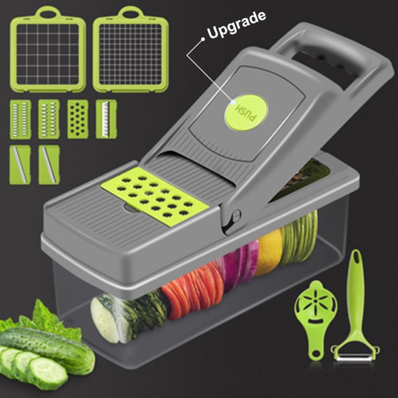 New Update Kitchen Grater Potato Chip Slicer Multifunctional Grater Vegetable Tools Shredded Potato Machine Cheese Grater