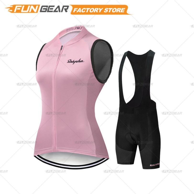 New Women Cycling Clothing Vest Bicycle Jersey Set Female Ciclismo Girl Cycle Casual Wear Road Bike Bib Short Pant Pad Ciclismo