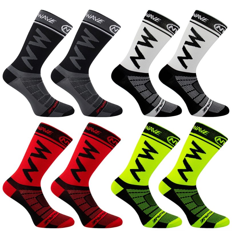 New style Cycling Socks Breathable Outdoor Sports Bike Socks Baketball Socks Men Women Running Footwear