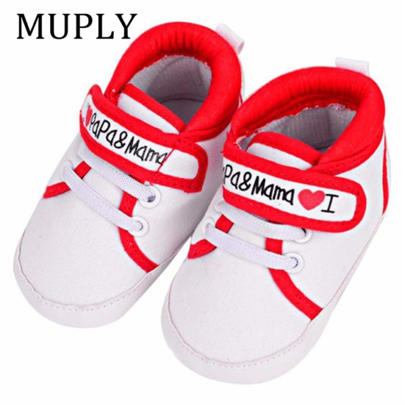 Newborn Baby Shoes Unisex First Walkers 0-18M Toddler Newborn Shoes Baby Infant Kids Boy Girl Soft Sole Canvas Sneaker - Image 4