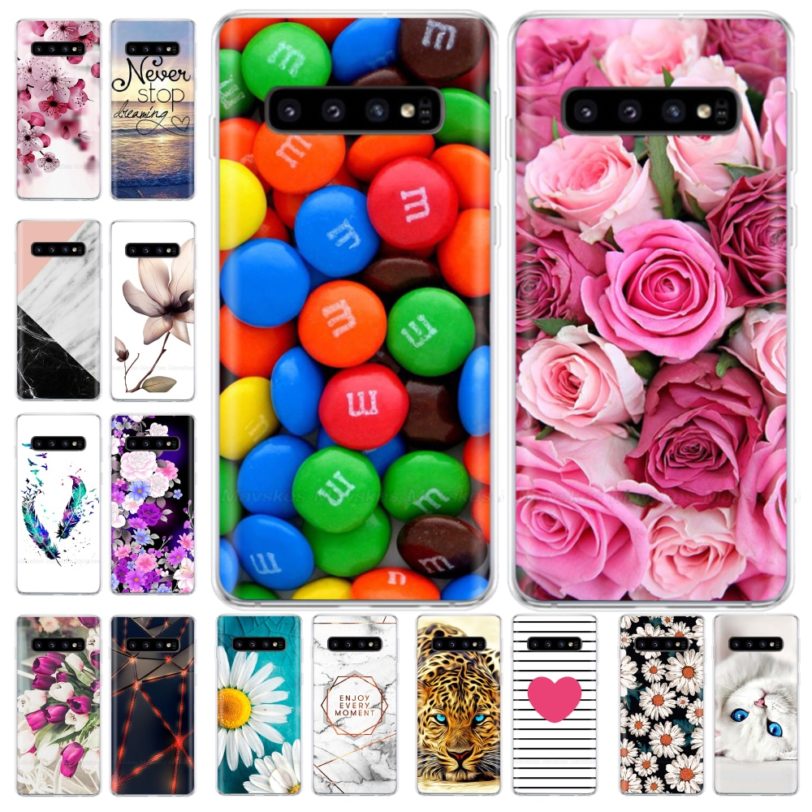 Newest TPU Printed Case For Samsung Galaxy S10 S10 Phone Shell For Samsung S10 Plus S10e Cases Back Cover Bumper Fundas Coque