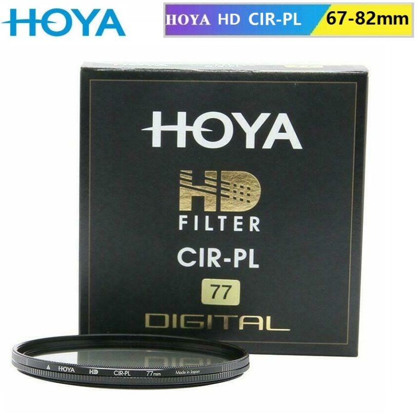 Original HOYA HD CPL CIR-PL 67mm - 82mm Filter Circular Polarizing Hoya HD CIRPL Slim Polarizer for Nikon Canon Sony Camera Lens