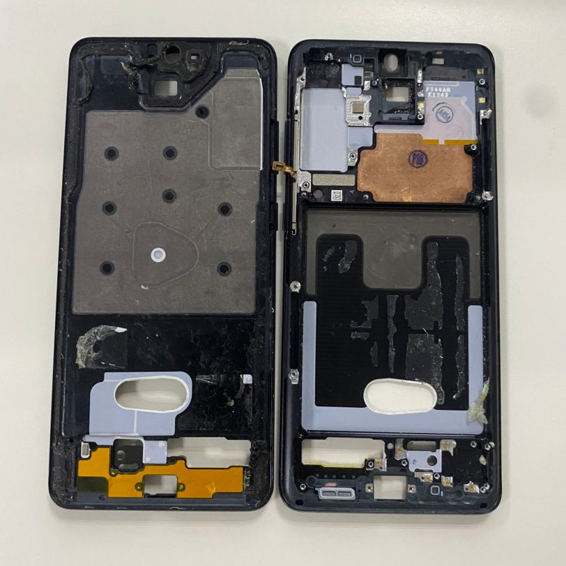 Original disassembly For Samsung Galaxy S20 S20 Plus S20 Ultra Phone Housing Chassis Plate Middle Frame Only No LCD