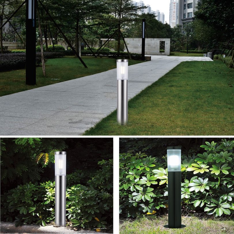 Outdoor stainless steel led lawn lamp 600mm bollard light Pathway wateproof IP65 led garden lamp grassplot landscape lawn light