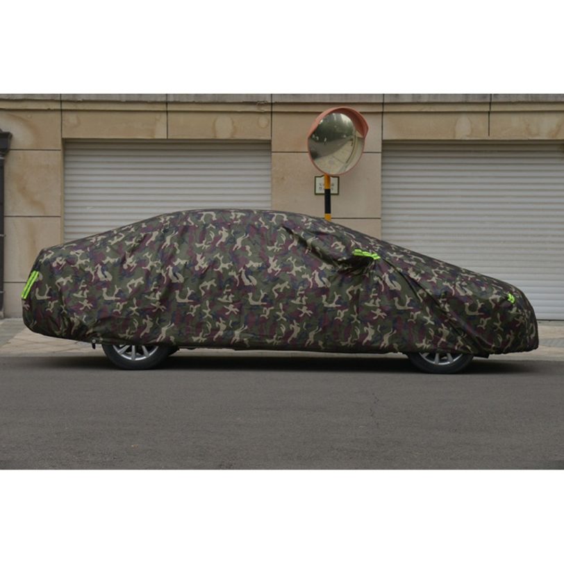 Oxford cloth winter Full Car Covers Outdoor Waterproof Sun Rain Snow Protection UV Car Umbrella camouflage Universal SUV Sedan - Image 4