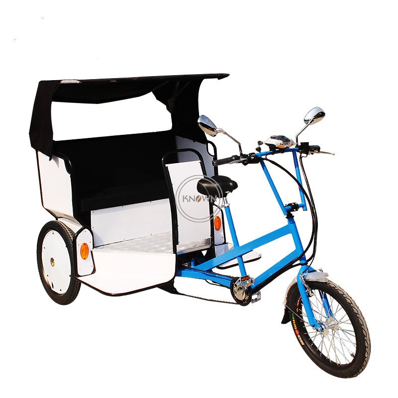 Passengers Touring Electric Tricycle Adult Three Wheels Renting Cargo Taxi Bike Wedding Bicycle for Sale