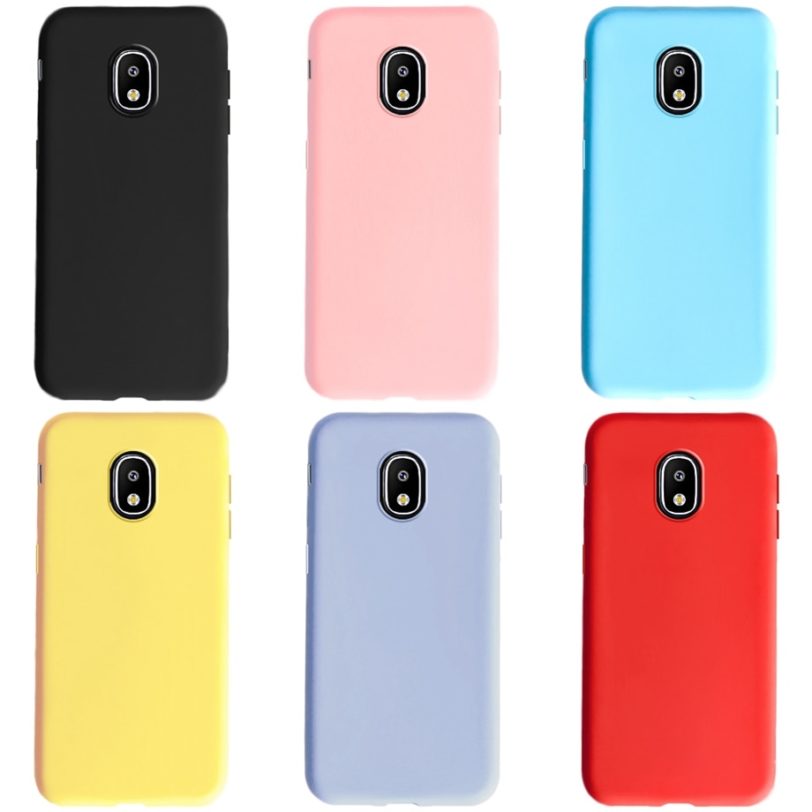 Phone Case For Samsung Galaxy J3 J5 J7 2017 Case J330 J530 J730 Candy Color Soft TPU Back Cover For Samsung J3 J5 J7 2017 Case