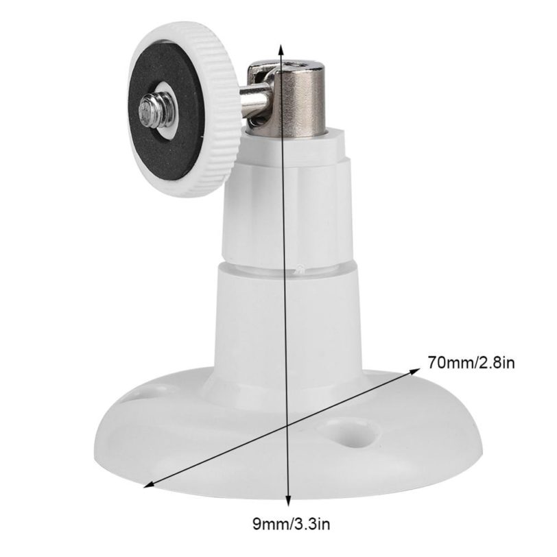 Portable Mini Surveillance CCTV Camera Stand Wall Mount Bracket 360 Degree Rotatable Camera Support Stand Cam - Image 6