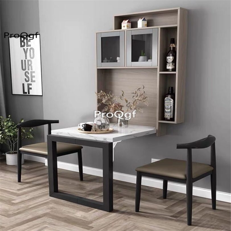 Prodgf 1Pcs A Set save space Dining Table with Kitchen Cabinet no chair