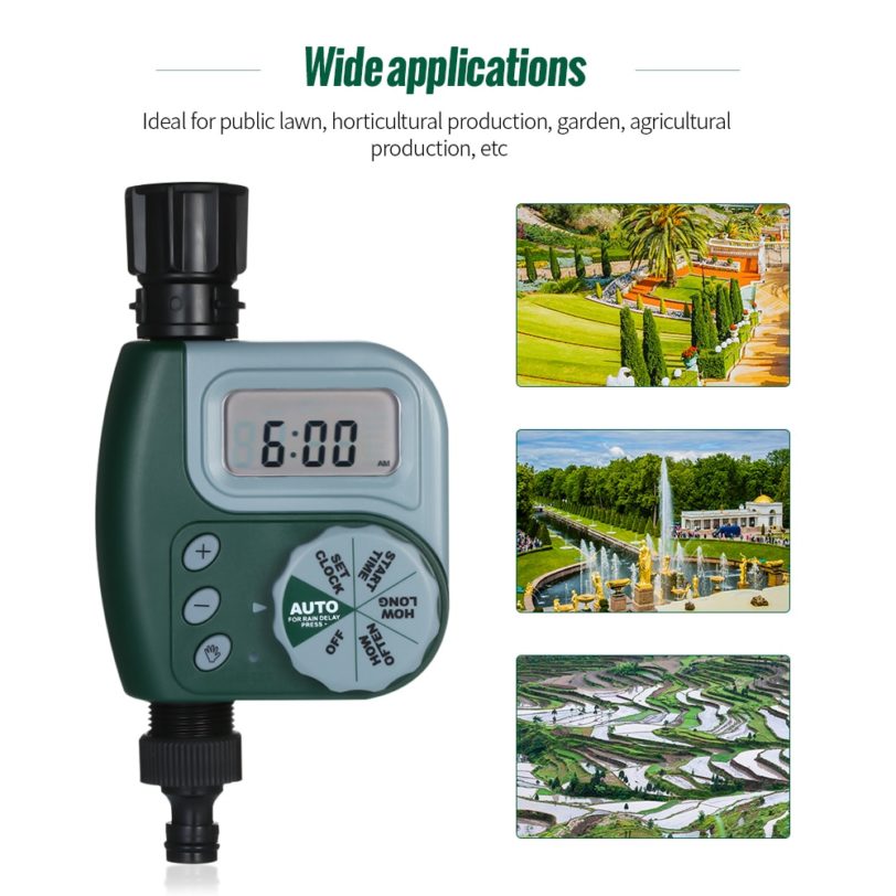 Programmable Hose Faucet Timer Automatic Water Timer Outdoor Garden Irrigation Controller Garden Automatic Watering Device