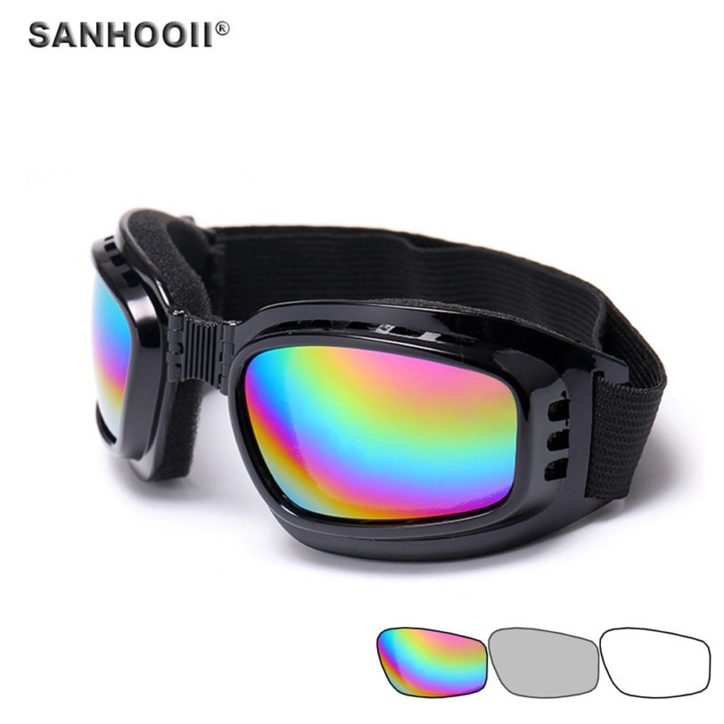 Protection Goggles Tactical Clear Glasses Wind Dust Motorcycle Dustproof Cycling Outdoor Sport Clear Grey Muti Color