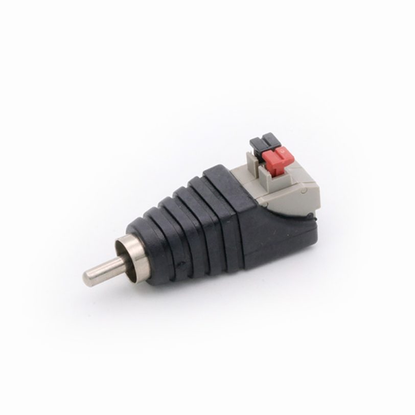 R Connector 1 pc Video AV Balun RCA Male to AV Screw Terminal Stereo Jack CCTV Camera Terminal Block Plug connector - Image 5