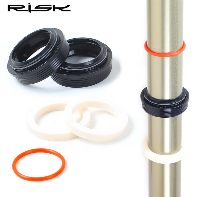 RISK Bicycle Sponge Ring Oil Sealed Foam Bike Front Fork For Fox Rockshox Manitou Sponges And Itinerary 0-ring