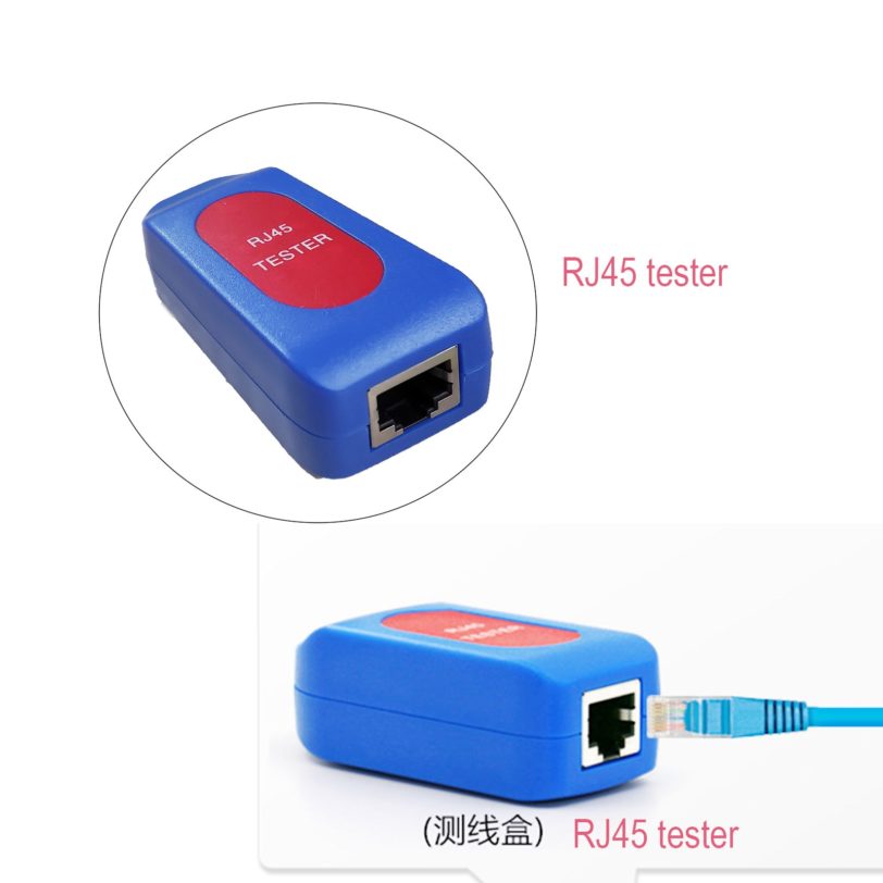 RJ45 tester for CCTV tester IPC9310 IPC9310SN Blue test box RJ45 test tool Blue accessories