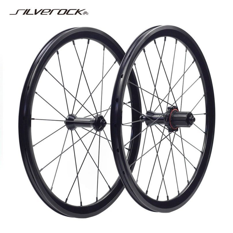 SILVEROCK 20" 1 1/8" 451 406 Alloy Minivelo Wheels XR270 240mm Rim Caliper V Brake for Folding Recumbent Bike Mini velo Wheelset