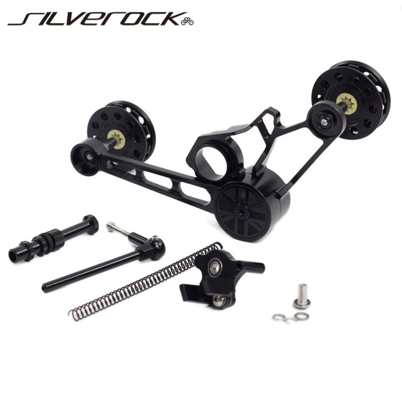 SILVEROCK Ultralight Chain Tensioner 3-7 Speed Derailleur Palin Bearing for Brompton 3SIXTY PIKES Folding Bike 72g