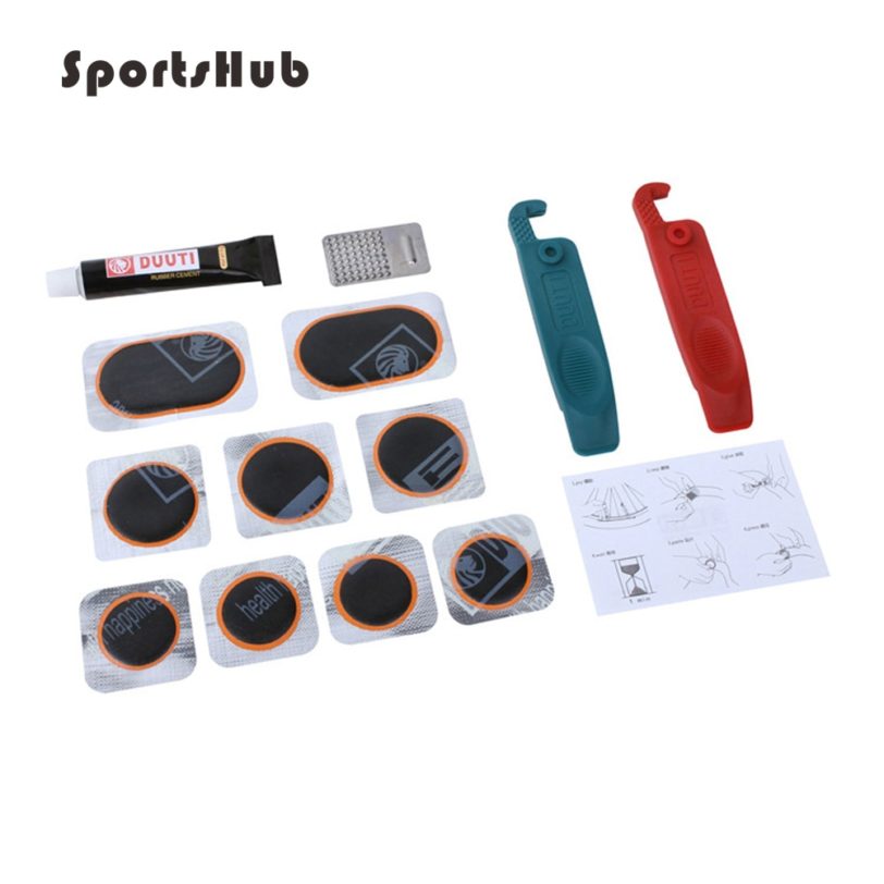 SPORTSHUB 92*69*30MM 13 In 1 Ultra-light Bicycle Tire Repair Kits MTB Mountain Road Bike Cycling Tire Repair Tools Sets NR0014