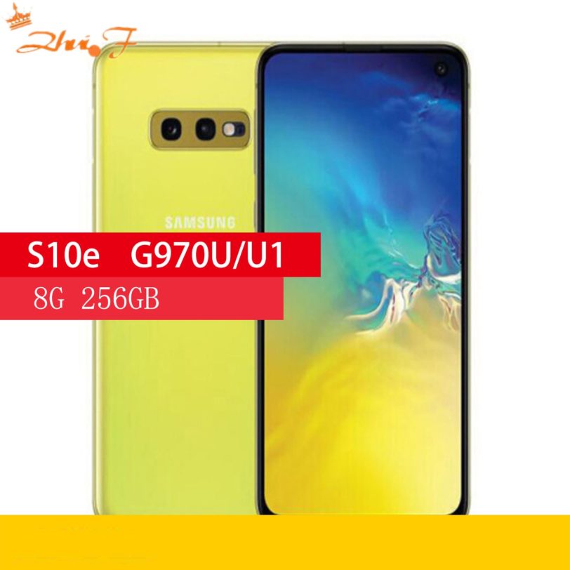 Samsung Galaxy S10e G970U/u1 8GB RAM 256GB ROM Octa Core Snapdragon 855 LTE Android Mobile Phone 5.8" 16MP&12MP NFC