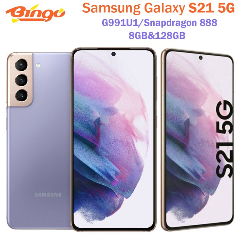 Samsung Galaxy S21 5G G991U G991U1 Original Cell Phone 6 2 8GB 128GB NFC Triple Rear