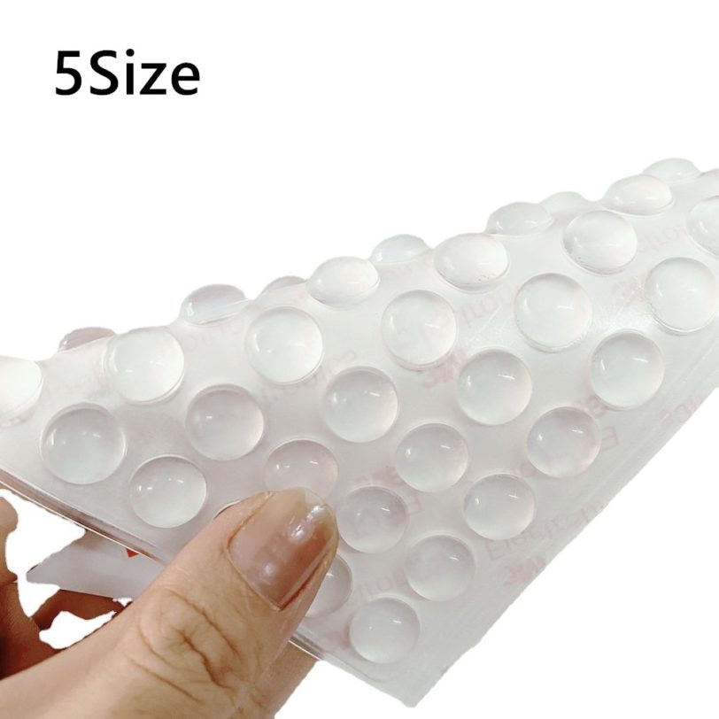 Self Adhesive Door Stopper Rubber Damper Buffer Cabinet Bumpers Silicone Furniture Pads Cushion Protective Pads