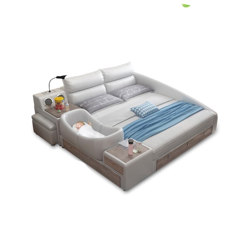 Smart bed frame camas bedroom furniture кровать двуспальная lit beds سرير muebles de dormitorio мебель bedroom set cama de casa