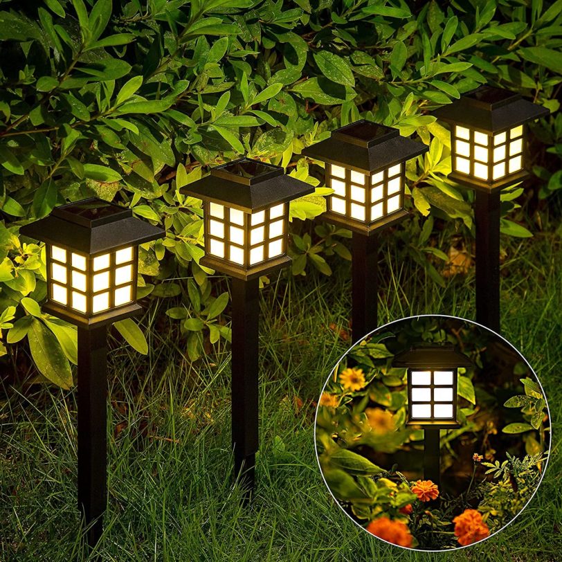 Solar Lawn Lamps Pathway Lights Outdoor Waterproof Solar for Garden Landscape Driveway Walkway Path Yard Underground Spotlight