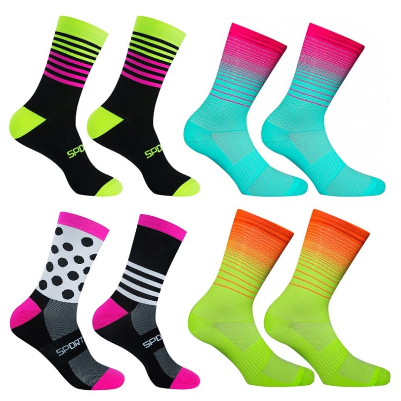 Sport Socks Unisex Cycling Socks Men Outdoor Sports Socks Bike Footwear for Road Bike Socks Running Basketball