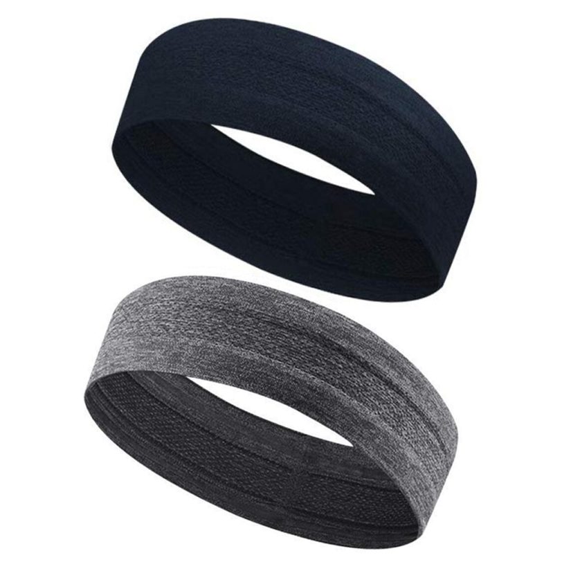 Sports Yoga Sweatband Unisex Elastic Gym Cycling Basketball Sweat Headband Women Men Fitness Breathable Safety Hair Band