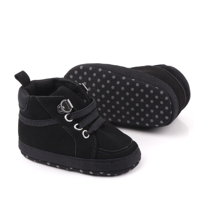 Spring/Autumn Baby Boys Sneakers Baby Shoes New Solid Color Casual Soft-soled Non-Slip Baby Canvas Shoes Toddler Shoes For 0-18M - Image 3