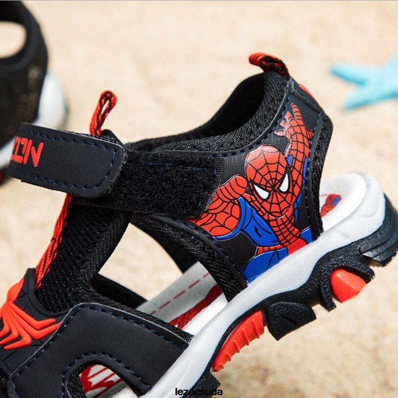 Summer Kid Shoes Brand Closed Toe Baby Boy Cartoon Spiderman Sandals Orthopedic Sport Pu Leather Girls Soft Toddler Beach Sandal - Image 6