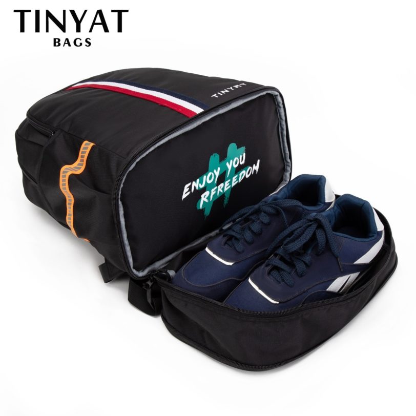 TINYTA Men's backpack Sports backpack Shoes Bag Women‘s’ Yoga bag Fitness Backpack Foldable School Backpack Travel Mochila