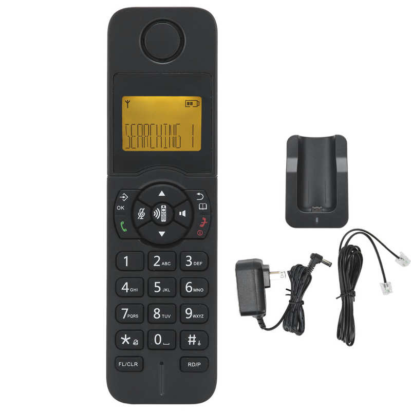 Telephone Home Office Expandable Cordless Telephone Hands Free Call with Caller ID US Plug 100 240V
