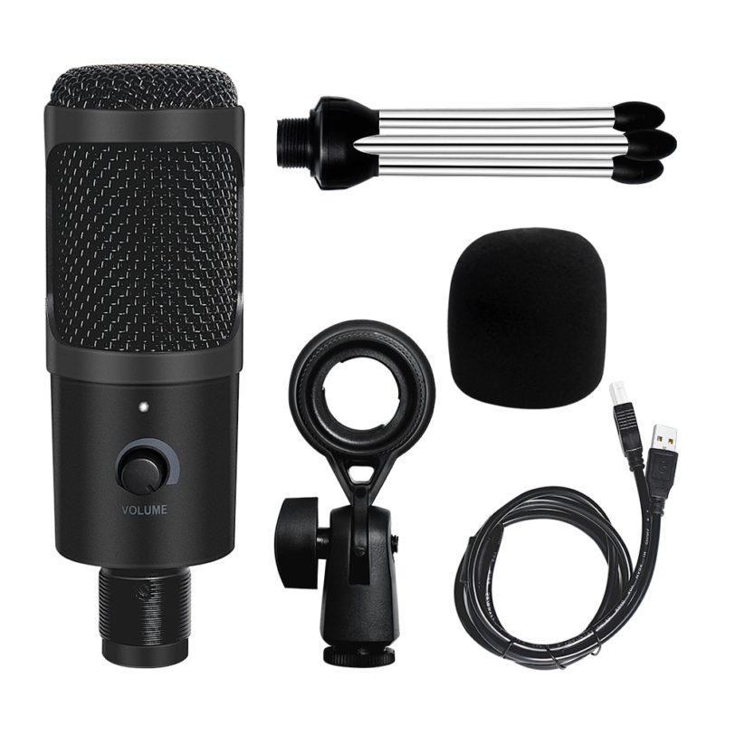 USB Microphone Professional Condenser Microphones For PC Computer Laptop Recording Studio Singing Gaming Streaming Mikrofon - Image 6