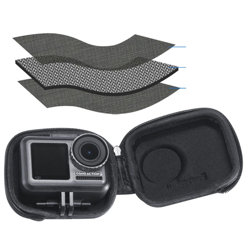 Ulanzi For DJI OSMO ACTION Houses Sports Camera Accessories Mini Portable Storage EVA Bag Waterproof Protective