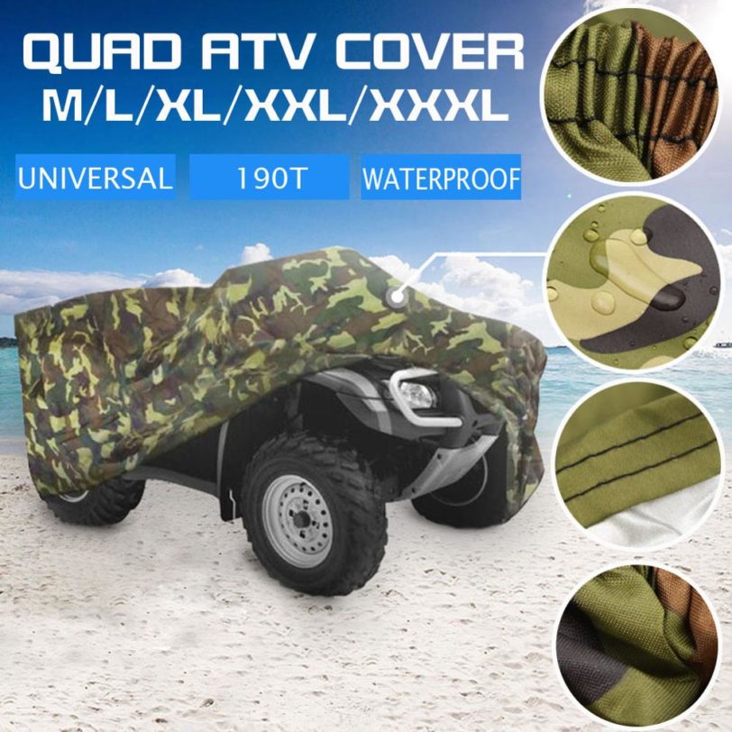 Universal 190T Camouflage Waterproof Motorcycle Cover Quad ATV Vehicle Scooter Motorbike Cover M L XL XXL XXXL Dropshipping - Image 6