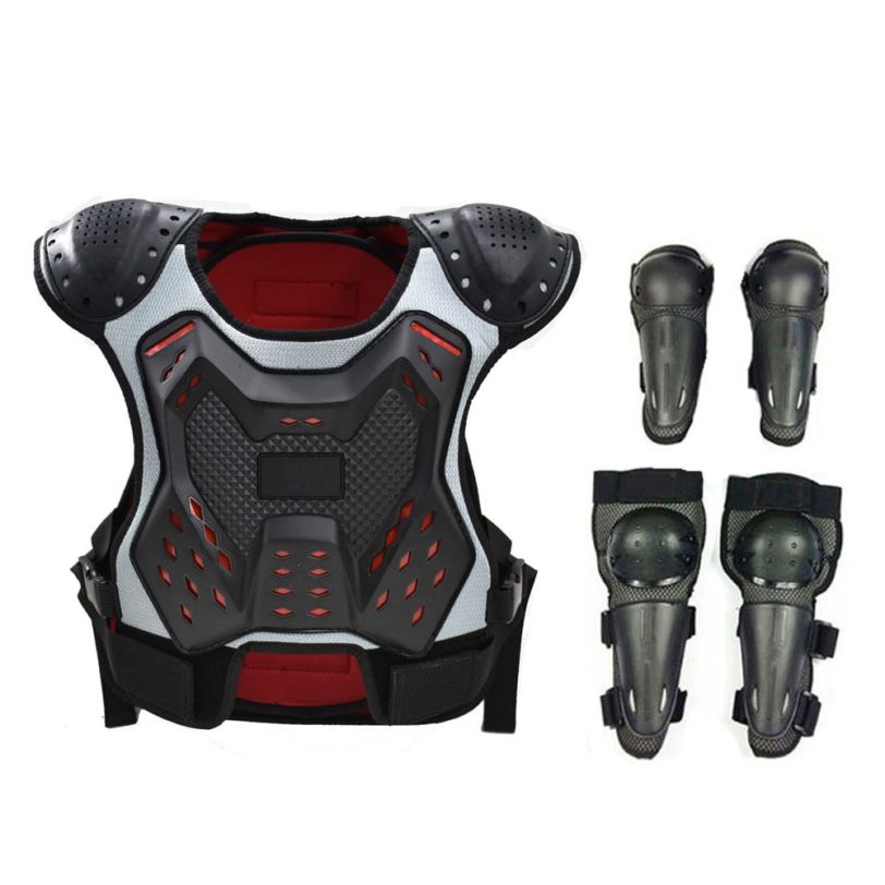 Universal For 4-15 years Children Kids Full Body Protect Vest Waistcoat Suits Riding Cycling Skating Elbow Knee armor boys