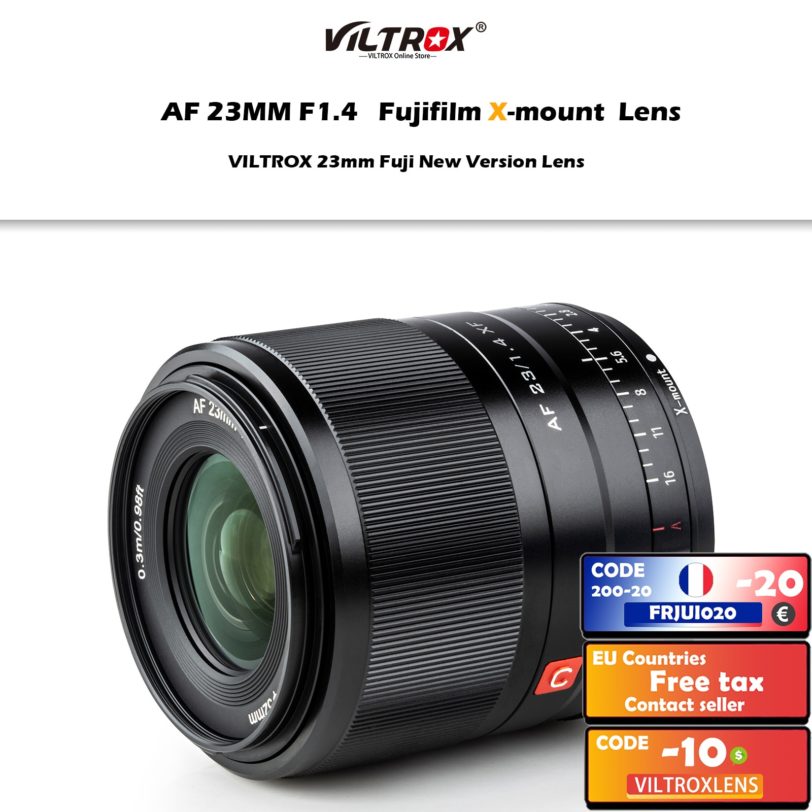 VILTROX 23mm f1.4 XF Camera Lens Auto Focus Portrait Lens APS-C Lens for Fujifilm Fuji Lens X mount Sony E mount Camera Lens X20