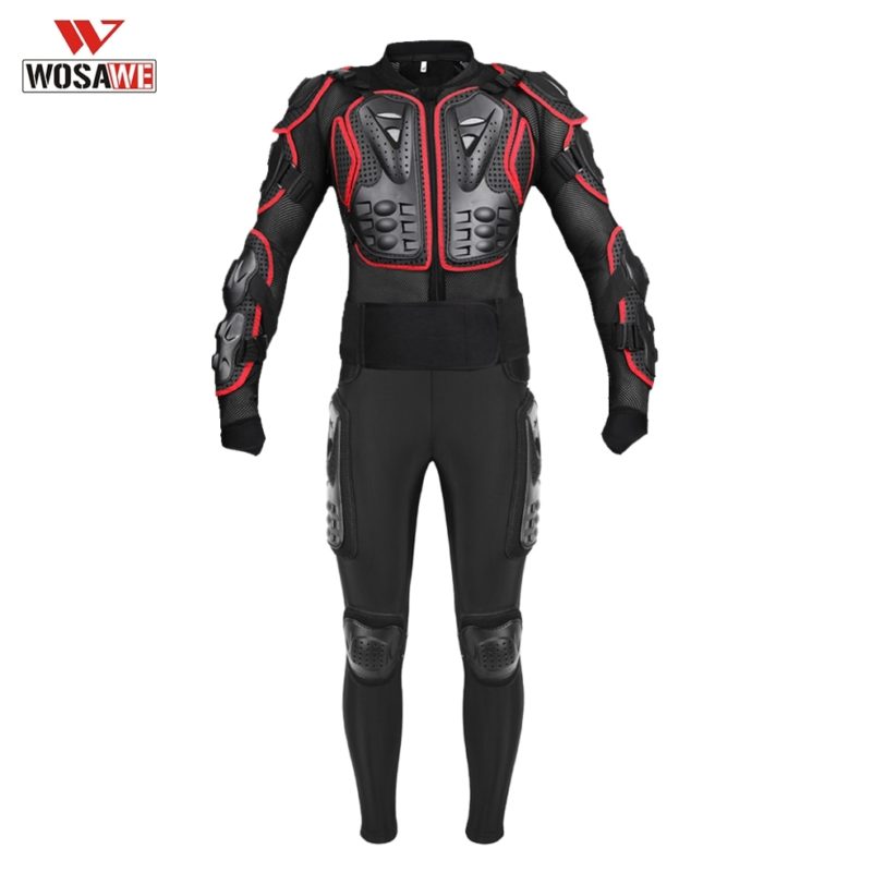 WOSAWE Motorcycle Protective Suit Motocross Pants Long Armor Ski Skating Cycling Riding Touring Protective Gear Hip Protector