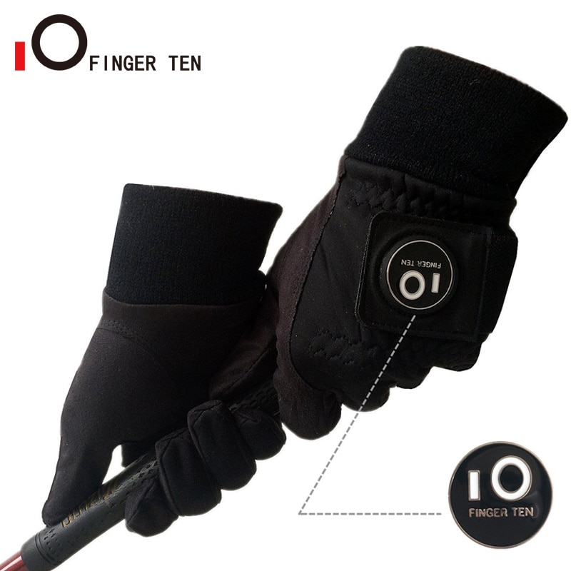 Warm Winter Golf Gloves Men with Ball Marker Cold Weather Grip Windproof Waterproof Mittens Drop Shipping