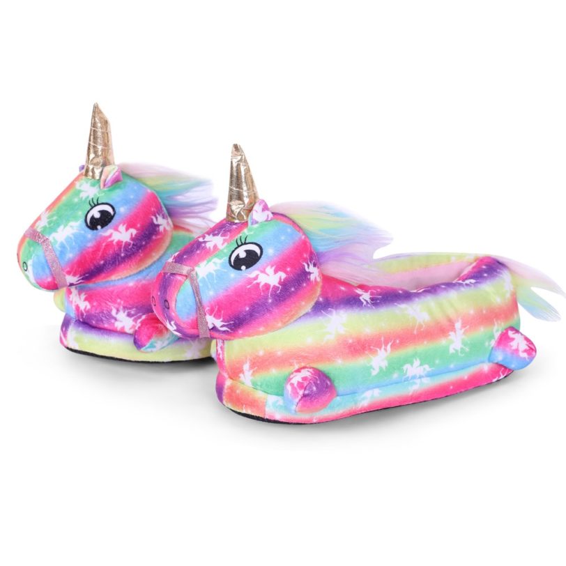 Winter Boys Girls Unicorn Home Slippers Chausson Licorne Pink Kids Shoes Teenager Unicorn Shoes Animals Pantuflas For Children - Image 4