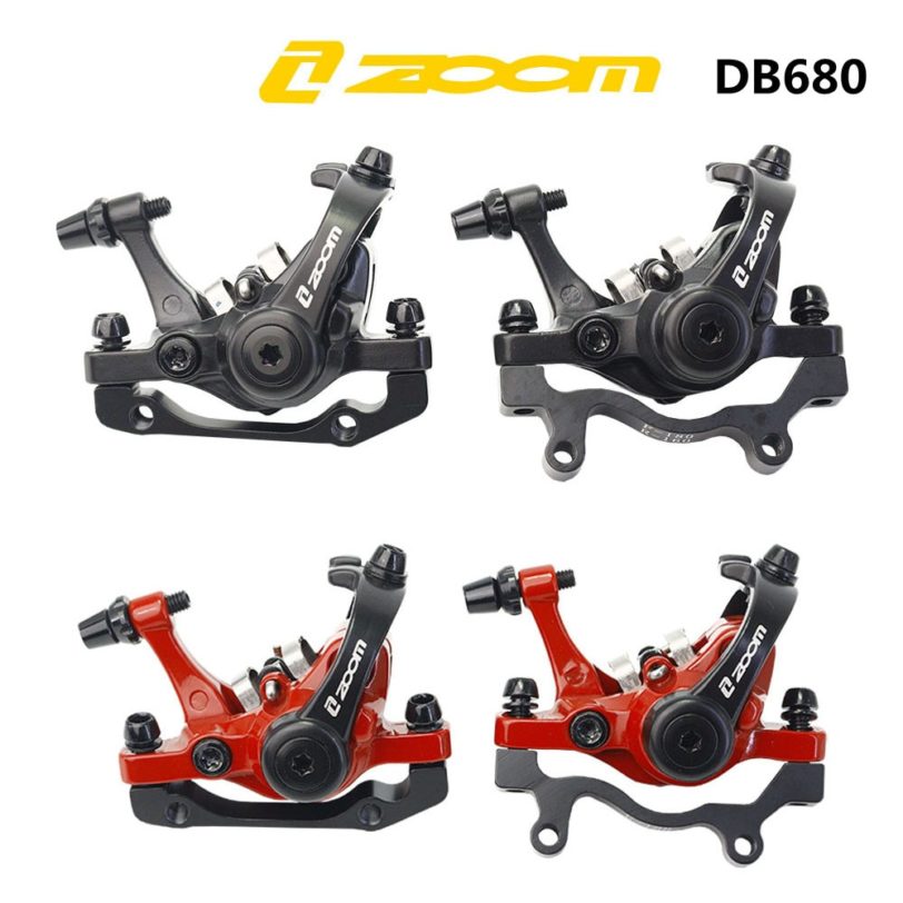 ZOOM DB680 Bicycle Disc Brake For Mountain Road Bike Aluminum Alloy MTB Bicycle Mechanical Caliper Disc Brakes Bike Brake Parts