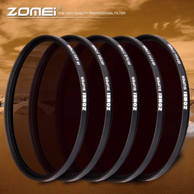 Zomei Infrared IR Filter 680nm 720nm 760nm 850nm 950nm X-RAY Infrared filter for SLR DSLR Camera Lens Nikon Canon Sony