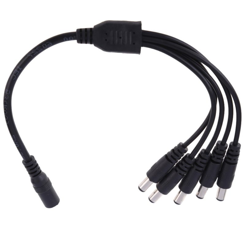 1-10pcs 1 DC Female To 2/3/4/5 Male plug Power Cord adapter DC Connector Cable Splitter LED Strip lights CCTV Security Camera - Image 5