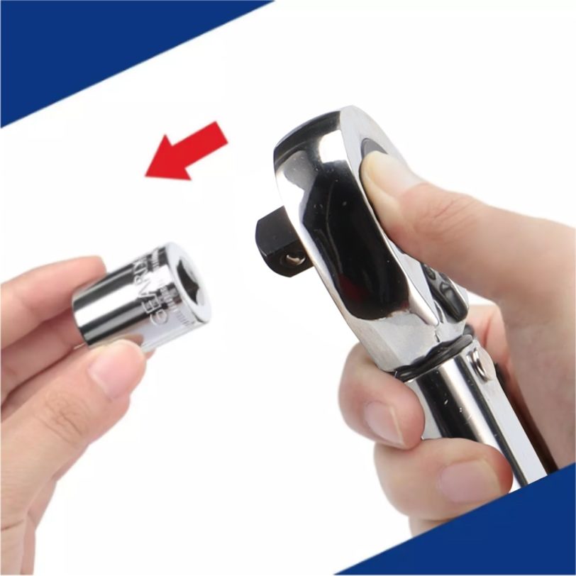 1/4 Inch Drive 5-25N.m Micrometer Adjustable Torque Wrench Spanner Hand Tool High Quality For Car Bicycle Motorbike Use - Image 2