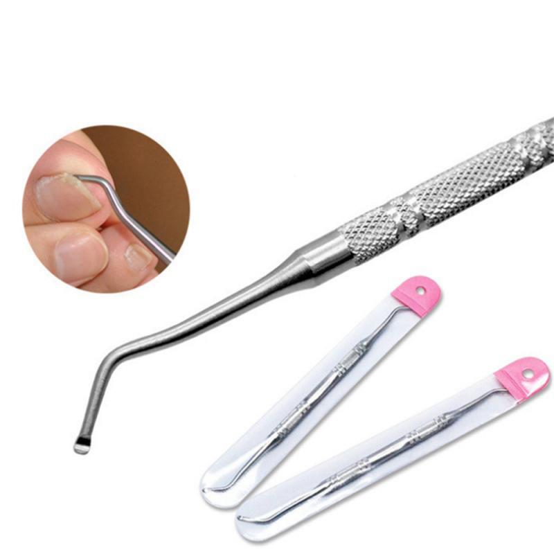 1 PC Nail File Nail Gap Cleaning Tools Stainless Steel Paronychia Pedicure Professional Nail Foot Care