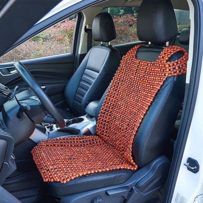 1 Pcs Car Seat Cover African Rosewood Bead Cover Auto Car Home Chair Seat Covers - Image 5